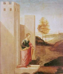 Queen Vashti Leaving the Royal Palace